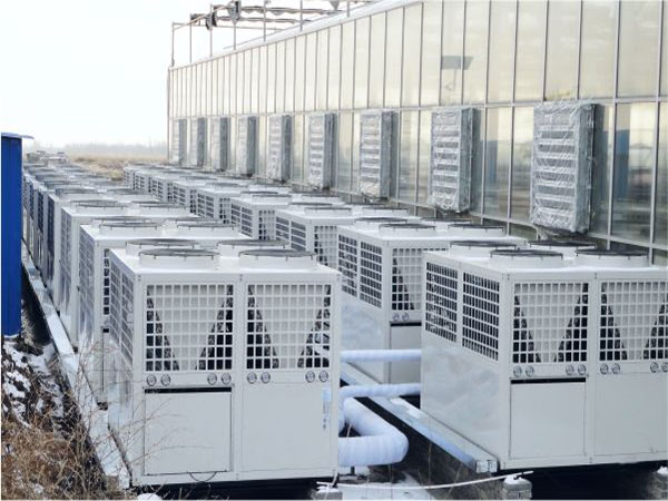 貴州花卉溫室大棚熱泵采暖系統