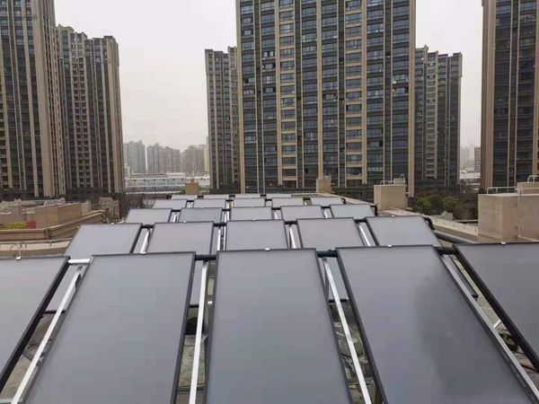 上海幼兒園平板太陽能加燃氣爐
